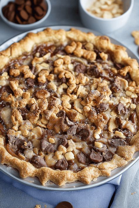 Texas Trash Pie Recipe Taste Of Home, Mixed Nut Pie Recipes, Texas Yum Yum Pie, Texas Trash Cake, Tarheel Pie, Texas Trash Pie Recipe Southern Living, Shoo Fly Pie Recipe, Trash Pie Recipe, Texas Trash Pie Recipe