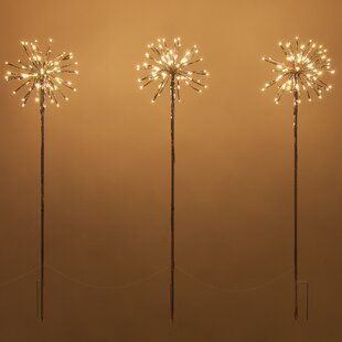 The Holiday Aisle Starburst Branches Lighting on Stakes | Wayfair Natal, Lighted Tree Branches, Firework Lights, River Ideas, Starburst Light, Lighted Branches, Gold Starburst, Icicle Lights, Branch Decor