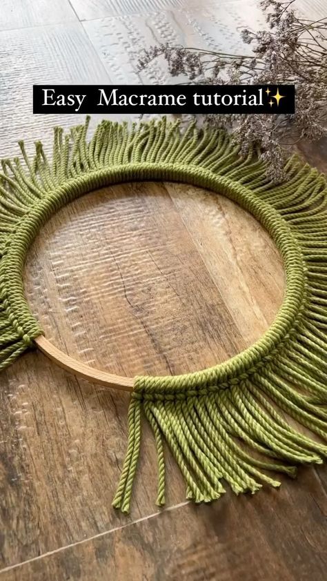 Amazing creation Made by @knotsoentangled . . . . #macramelove #craft #macrame #homedecor #macramé #macramelover #reel‪… | Instagram Eclectic Diy, Spiegel Diy, Wall Hanging Decorations, Simpul Makrame, Mirror Wall Hanging, Macrame Mirror, Boho Crafts Diy, Makramee Diy, Rope Decor