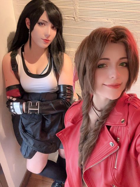 Aerith Tifa cosplay Aerith Cosplay, Aerith Tifa, Tifa Cosplay, Madrid, Japan, Quick Saves