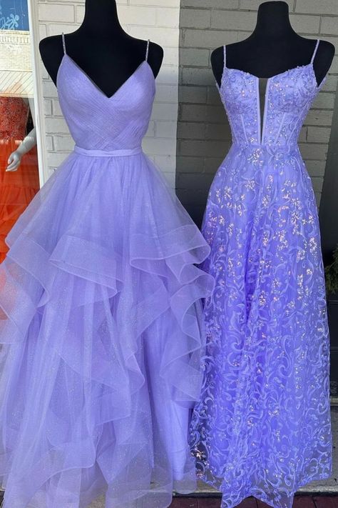 Prom Dresses Purple Lavender, Lavender Prom, Prom Dress Ideas, Lavender Gown, Lavender Prom Dresses, Cute Prom Dresses, Formal Evening Dresses, Dress Ideas, Evening Party