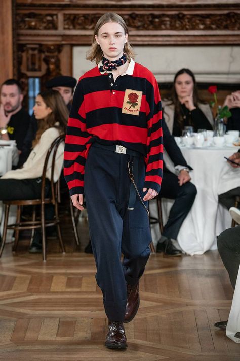 Kent & Curwen Autumn/Winter 2019 Menswear London Mens Fashion, Kent Curwen, Luxury Sportswear, Fashion Corner, Mens Fashion Week, Menswear Fashion Show, Vogue Russia, Menswear Fashion, Menswear Collection