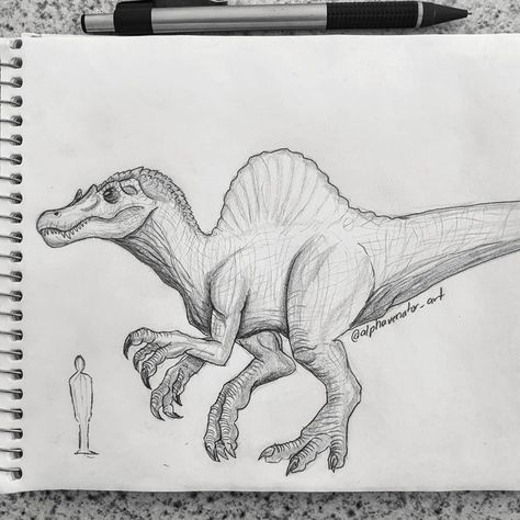 Dinosaur Pencil, Dino Drawing, Dinosaur Sketch, Real Dinosaur, Cool Dinosaurs, Dinosaur Drawing, Dinosaur Illustration, Speed Art, Anime Drawing Books