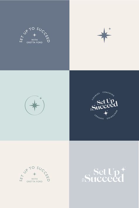 Begin Studio creates unique blue and cream-colored branding and pattern Logo Samples Inspiration, Brand Kit Minimalist, Brand Colour Pallete, Logo Colour Ideas, Colour Palette Business, Blue And Cream Branding, Blue Color Palette Website, Dentist Color Palette, Logo Colors Ideas