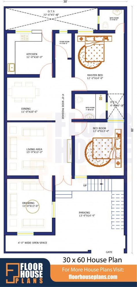 30 x 60 House Plan
Floor Plan 30 60 
30 * 60 House plan House Plan 2 Bedroom, Biodata Format Download, Parking Space, Master Bedding, Modern House Plans, Car Parking, 2 Bedroom, Kitchen Room, Open Space