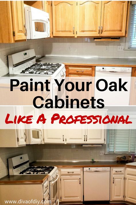 Oak Cabinet Makeover Interior Farmhouse, Kitchen Cabinets Pictures, Painting Oak Cabinets, Refacing Kitchen Cabinets, Decor Eclectic, Oak Kitchen Cabinets, Decor Ikea, Kitchen Cabinets Makeover, Cabinet Makeover