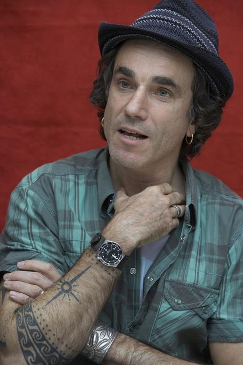 2007. Daniel Day-Lewis Daniel Day Lewis, Mens Body Tattoos, Mr D, Daniel Day, Day Lewis, Celtic Style, Stage Actor, Face Men, Pictures Of People