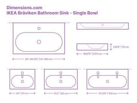 The IKEA Bråviken Bathroom Sink – Single Bowl is made from natural dolomite marble and features a single bowl for one user. This sink provides enough space in the back edge for any bathroom accessories. The IKEA Bråviken Bathroom Sink is also available in a wider single bowl with 2 faucets. Downloads online #sinks #bathrooms #fixtures #ikea Nature, Bathroom Sink Bowl, Marble Sink Bathroom, Bathroom Floorplan, Bathroom Sink Dimensions, Sink Dimension, Bathroom Sink Bowls, Sink Bowl, Bathroom Dimensions