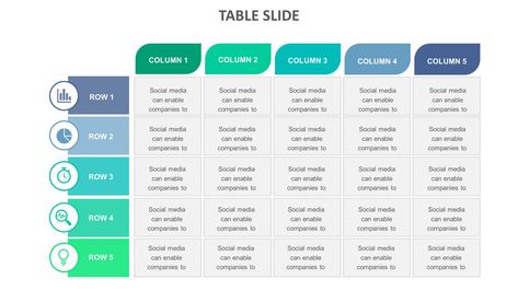 Table Slide Templates | Biz Infograph Table Layout Design Data, Data Tables Design, Infographic Table Design Layout, Indesign Table Design, Information Table Design, Slide Table Design, Table Graphic Design Layout, Table Powerpoint Design, Table Design Powerpoint