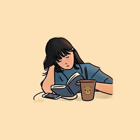 Pfp Related To Music, Cartoon Studying Aesthetic, Listen To Music Cartoon, Listen Music Aesthetic Art, Listening To Music Aesthetic Drawing, Girl Studying Aesthetic Drawing, Solo Girl Aesthetic, Study Girl Drawing, Cartoon Listening To Music Aesthetic