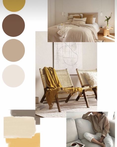 Tan Walls, Warm Bedroom, Condo Decorating, Yellow Bedroom, Home Luxury, Teen Bedroom Decor, Interior Deco, Home Room Design, Bedroom Styles