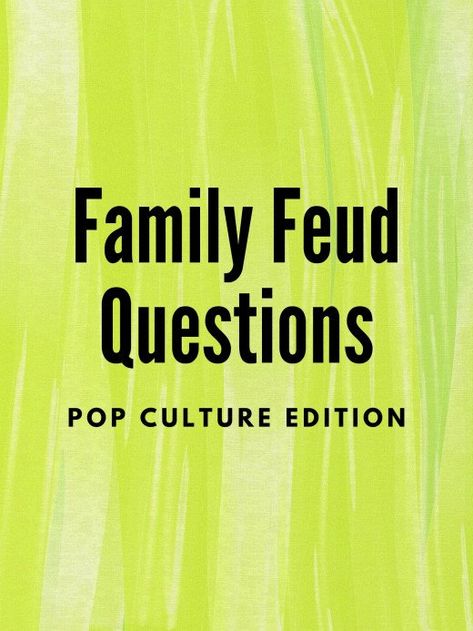 Family Feud Game Questions, Bible Family Feud, Family Feud Questions, Family Olympics, Scout Games, Family Togetherness, Family Feud Game, Reunion Games, Work Parties