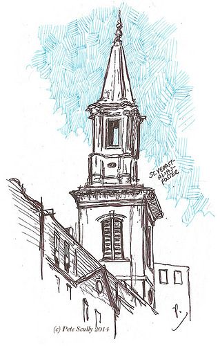 St vedast sm Buildings To Sketch Easy, Places Drawing Sketches, Architecture Drawing Art Easy, Architecture Sketchbook Ideas, Building Drawing Reference, Drawing Buildings Sketch, Simple Architecture Drawing, Sketches Of Buildings, Buildings Sketch