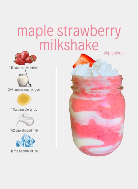 Fun Drink Recipe, Resep Smoothie, Smoothie Ideas, Fruit Smoothie Recipes Healthy, Easy Healthy Smoothies, Smoothie Recipes Healthy Breakfast, Smoothie Drink Recipes, Refreshing Drinks Recipes, Yummy Smoothie Recipes