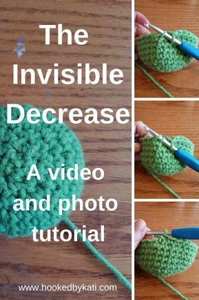 Decrease Crochet Stitch, Decrease Crochet, Crocheted Stuffies, Invisible Decrease Crochet, Crocheting Tips, Crochet Hacks, Amigurumi Tips, Invisible Decrease, Crochet Stitch Tutorial