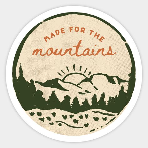 Hiking Logo, Mountains Sticker, Red Socks, Mountains Hiking, Digital Business Card, Mountain Designs, Granola Girl, The Mountains Are Calling, Parking Design