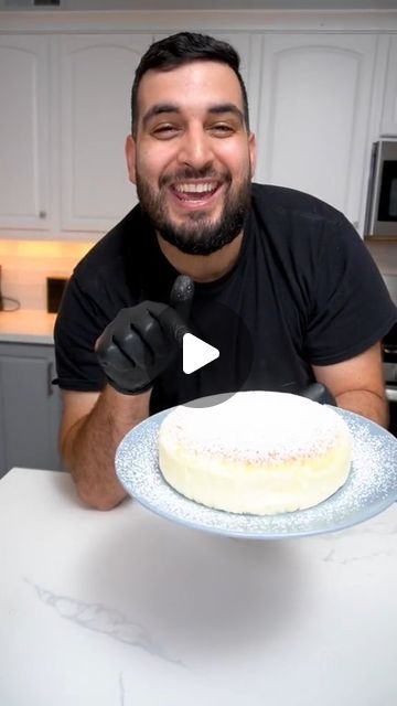 Patrick Zeinali, Japanese Fluffy Cake, Cake Making Videos, Japanese Fluffy Cake 4 Ingredients, Japanese Sponge Cake Recipe Videos, Japanese Souffle Cheesecake, Japanese Fluffy Cheesecake Recipe, Giggly Japanese Cheesecake, Japanese Cake