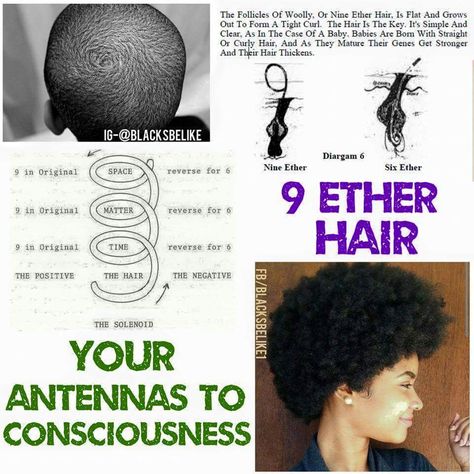 9 ETHER<---- 9 Ether Hair, Locs Spirituality, 9 Ether Beings, 9 Ether, African History Facts, African History Truths, Kemetic Spirituality, Black Fact, Black Consciousness