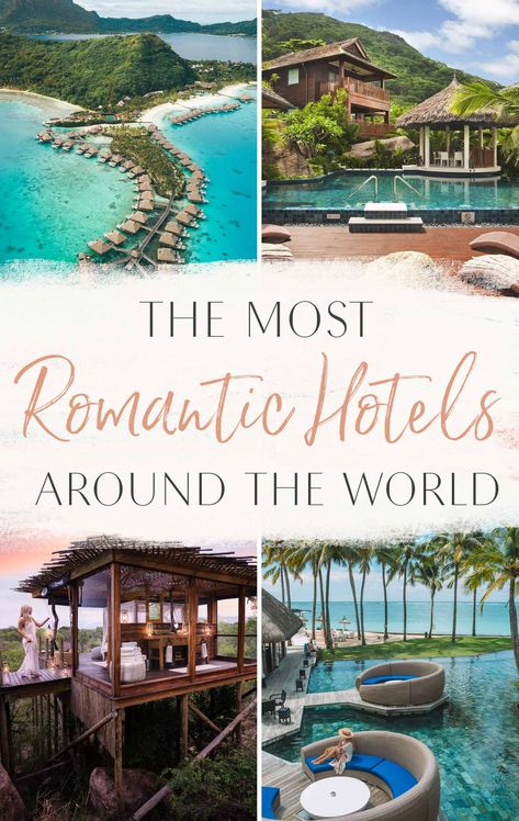 Romantic Vacations Couples, Romantic Trips, Best Hotels In The World, Blonde Abroad, Romantic Hotels, Hotels Around The World, Dream Hotels, Romantic Travel Destinations, Romantic Hotel