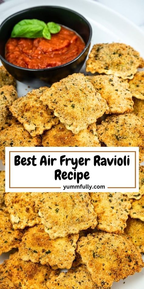 Make your taste buds happy with our delicious Ravioli Recipe, boasting a crispy, golden exterior and a delightfully cheesy center. Ready in a fraction of the time without sacrificing taste, this recipe is a must-try. For an array of equally tempting and easy-to-make dishes, click here to discover more delicious recipes to elevate your home-cooking experience. Airfryer Ravioli, Air Fryer Ravioli, Toasted Ravioli, Best Air Fryer, Ravioli Recipe, Italian Pasta Dishes, Air Fryer Oven Recipes, Air Fry Recipes, Best Air Fryers