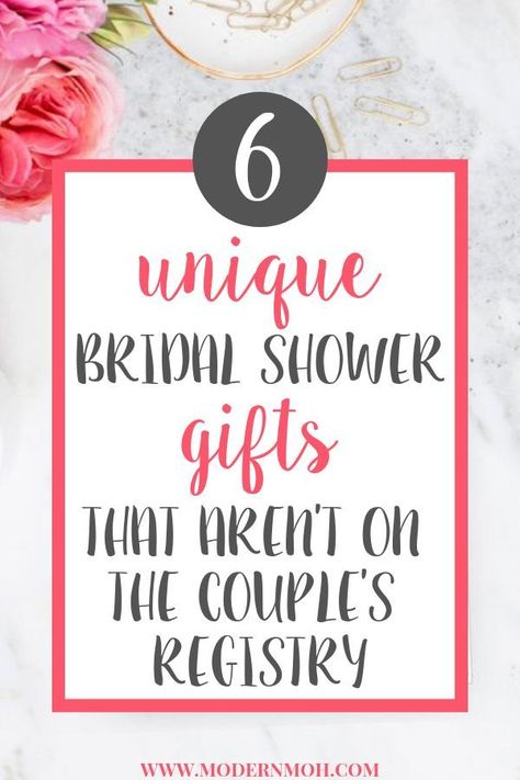 6 unique and creative bridal shower gift ideas for the bride and the couple. #uniquebridalshowergiftsforthebride #creativebridalshowergiftideas | modernmoh.com via @modernmoh Funny Bridal Shower Gifts, Thoughtful Bridal Shower Gifts, Cute Bridal Shower Gifts, Creative Bridal Shower Gifts, Bridal Shower Gift Ideas, Bridal Gifts For Bride, Diy Bridal Shower Gifts, Silverware Sets, Best Bridal Shower Gift