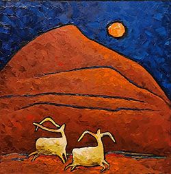 Indigo Gallery in Madrid, New Mexico New Mexico Art Print, New Mexico Tattoo, New Mexico Watercolor, Georgia O Keeffe Paintings New Mexico, Southwest Adobe Paintings, New Mexico Art, New Mexico Landscape Painting, Mexico Tattoo, Chris Collins