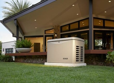 A whole-house generator can seem like a magic fix to never having to experience being in the dark during a storm again. It zaps the electricity back on with minimal effort from you. But this isn’t a purchase to take lightly. Keep reading to find out if installing a whole-house generator is the right solution for your needs and power outage problems. | So, You Want to…Install a Whole-House Generator @KohlerGenerators #ad House Generator, Whole House Generators, Bob Vila, Generator House, Power Outage, Home Good, Hacks Diy, The Things, Home Projects