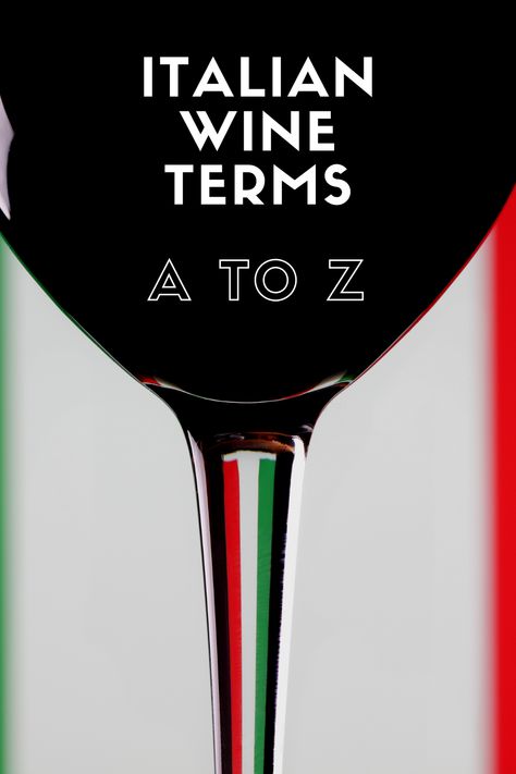 All the Italian wine terms you need to know to order a bottle of wine in Italy! Wine In Italy, Wine Terms, A Bottle Of Wine, Wine Travel, Bottle Of Wine, Italian Wine, Wine Bottle, Need To Know, Alphabet