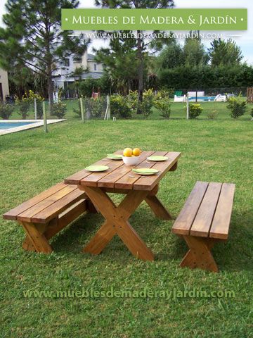 Meja Outdoor, Studio Deco, Cabin Furniture, Picnic Bench, Balcony Furniture, Ideas Casa, Mesa Exterior, Backyard Fire, Outdoor Patio Decor