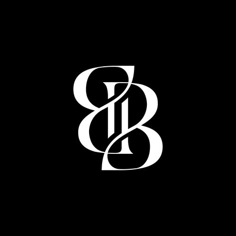 B Logo Design Fonts, Ba Monogram, Monogram Logo Typography, Ta Logo, Lb Logo, Victorian Lettering, Letter B Logo, Streetwear Logo, Logo B