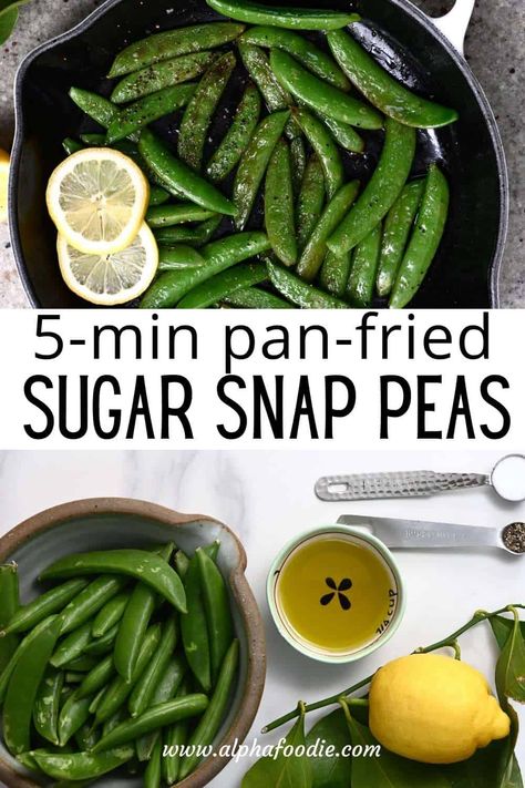 My sugar snap peas recipe doesn't hold back on flavor! Plus, it's ready in just five minutes, is vegan and gluten-free, and it makes a great side dish for any meal. Sugar Snap Peas Recipe, Sugar Snap Pea Recipe, Snap Peas Recipe, Pea Snacks, Peas Recipe, Homemade Chips, Vegan Side Dishes, Pea Recipes, Vegan Sides