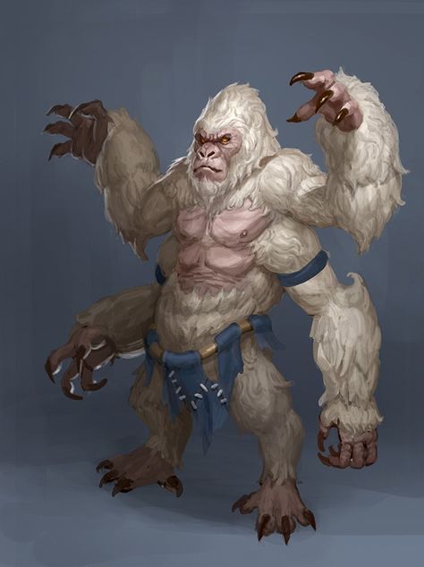 ArtStation - Gorilla Monster!, Matthew Park Gorillas Art, Fantasy Beasts, Creature Drawings, Monster Concept Art, Fantasy Monster, Fantasy Creatures Art, Mythical Creatures Art, Monster Design, Creature Concept Art