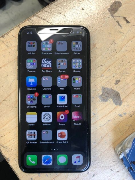 iPhone x 64 GB black. Clean imei and iCloud. There is nothing wrong with the phone I have upgraded. Ready for active new user. Used less than 5 months. It's unlocked. Come with original box and lightening cable. Phone Organisation, Phone Apps Iphone, Apple Smartphone, Apple Logo Wallpaper, Phone Inspiration, Iphone Organization, Iphone App Layout, Apple Phone Case, Homescreen Iphone