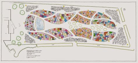 Piet Oudolf’s planting plan for the 1.5-acre meadow at Hauser & Wirth Somerset, described by Tim Richardson in The Telegraph as “an Oudolf extravaganza” image: Piet Oudolf, private and public landscape designs Dutch Gardens, Piet Oudolf, Meadow Garden, Planting Plan, Open Field, Herbaceous Perennials, Public Garden, Natural Garden, Perennial Garden