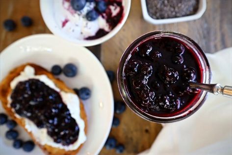 Blueberry Chia Jam, Aronia Berries, Chia Jam, Berry Jam, Vegan Paleo, Gluten Free Vegetarian, Blueberries, Vegan Vegetarian, Perfect Match