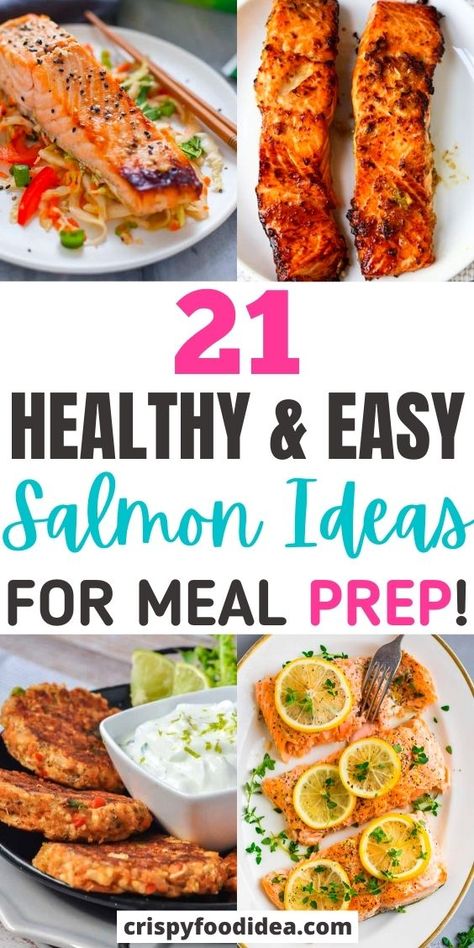 Healthy Salmon Meal Prep Easy Recipes, Salmon Lunch Prep, Easy Salmon Lunch Ideas, Healthy Salmon Lunch Meal Prep, Meal Prep Salmon Clean Eating, Salmon And Rice Meal Prep, Lunch Ideas With Salmon, Easy Salmon Meal Prep, Salmon Meal Prep Bowls