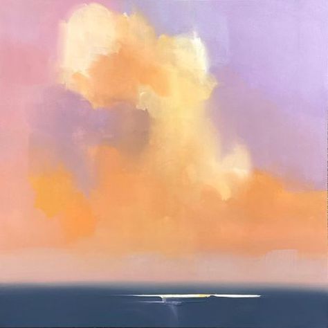 Robert Roth (@robertrothgallery) • Instagram-foto's en -video's Robert Roth, Ocean Sky, Visiting Card, Painting Landscape, March 19, Visiting Cards, Water Views, Seascape Paintings, Coastal Living