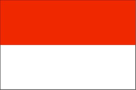 The Indonesia flag was officially adopted on August 17, 1945.  The flag is modeled after the 13th century banner of the Indonesian Empire; the red stripe represents the body, while the white stripe represents the soul. Monaco Flag, World Country Flags, Goat Simulator, Create Avatar, Fun Educational Games, Subway Surfers, The White Stripes, Avatar World, The Arrow