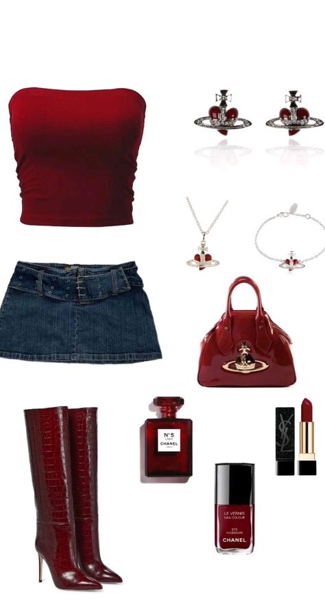 Red Night Out Outfit, Dinner Party Outfit Classy Night, Outfit Inspo Fancy, Night Out Outfit Clubwear, 00s Mode, Populaire Outfits, 2000s Fashion Outfits, Looks Street Style, Y2k Outfits