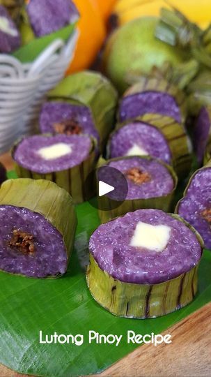 482K views · 6.7K reactions | The best Suman Pinoy meryenda! | Lutong Pinoy Recipe | Lutong Pinoy Recipe · Original audio Lutong Pinoy, Pinoy Recipe, Filipino Food Dessert, Filipino Dessert, Asian Sweets, Filipino Desserts, Pinoy Food, Filipino Food, Bread Machine Recipes