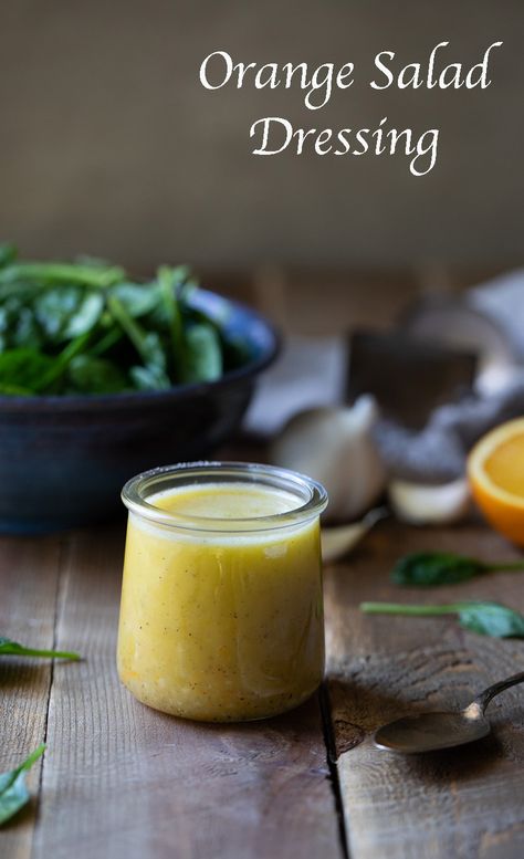 Orange Salad Dressing w. Shallots Winter Salad Dressing, Orange Salad Dressing, Citrus Salad Dressing, Mandarin Orange Salad, Shallot Recipes, Healthy Dressing, Orange Vinaigrette, Salad Dressing Recipe, Citrus Salad