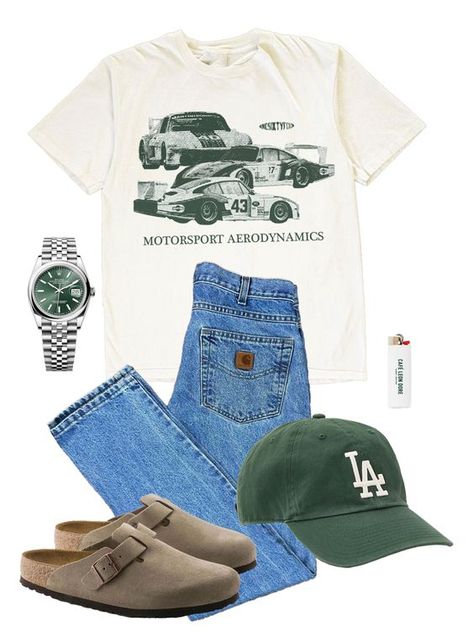 Motorsport Aerodynamics Tshirt Easy 30 day return policy Outfit Ideas Clothes Only, Easy Granola Outfits, Vintage Porsche T Shirt, Comfy Outfits Summer Casual, Cool Trendy Outfits, Tom Boy Chic Style Inspiration, 2025 Clothing Trends, National Parks Outfit Summer, Simple Tomboy Outfits