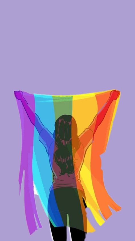 Sapphic Aesthetic Art, Rainbow Photography Nature, All Are Welcome Here, Rainbow Wallpaper Iphone, Lgbt History, Rainbow Photography, All Are Welcome, Lgbt Art, Queer Art