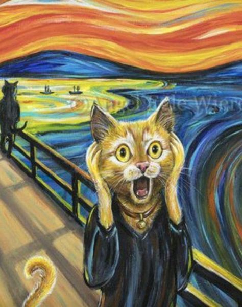 Unconditional Love Found: January Photos Capturing the Joy of Adoption (2024) Vinyl Art Paint, Adoption Photos, Image Chat, Memes Lol, Edvard Munch, Art Parody, Van Gogh Art, Cat Wall Art, Arte Inspo