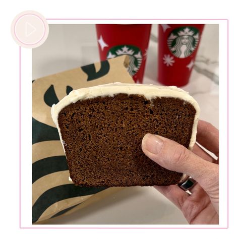 The Best Gingerbread Loaf Starbucks Copycat Recipe - Lorafied Starbucks Gingerbread Loaf Recipe, Starbucks Gingerbread Loaf, Starbucks Copycat Recipes, Gingerbread Loaf Recipe, Cinnamon Roll Crust, Gingerbread Loaf, Brunch Items, Copycat Starbucks, Copycat Starbucks Recipes