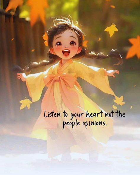 Quotes Of Life, Cute Picture Quotes, Cute Disney Quotes, Inspirational Smile Quotes, Listen To Your Heart, Words Beautiful, Positive Attitude Quotes, Self Inspirational Quotes, Cute Inspirational Quotes