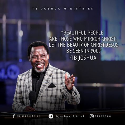 Tb Joshua Quotes, Joshua Quotes, T B Joshua, Tb Joshua, Gods And Generals, Microwave Toaster, Prayer Line, Couples African Outfits, Pastor Chris