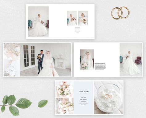 Wedding album layout