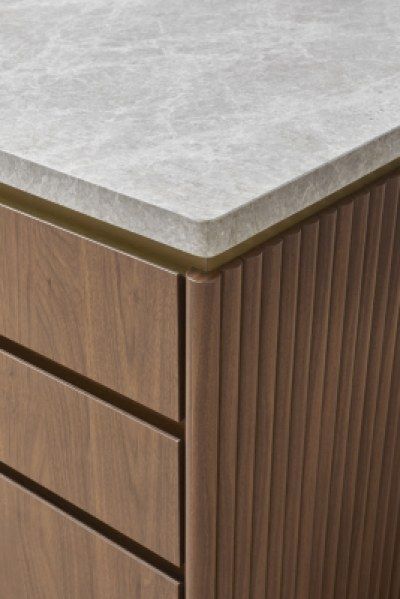 Sera Brighton Display Joinery by Hawkfine - polytec Design Awards Millwork Details, Cabinet Detailing, Joinery Design, Kitchen Finishes, Joinery Details, Luxury Furniture Living Room, Furniture Details Design, Cabinetry Design, Kitchen Benches