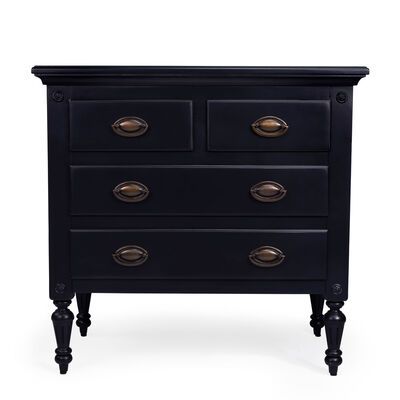 Butler Specialty Company Easterbrook Black Drawer Chest 9306295 | Bellacor